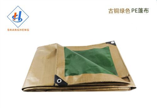 古銅綠色PE防水篷布